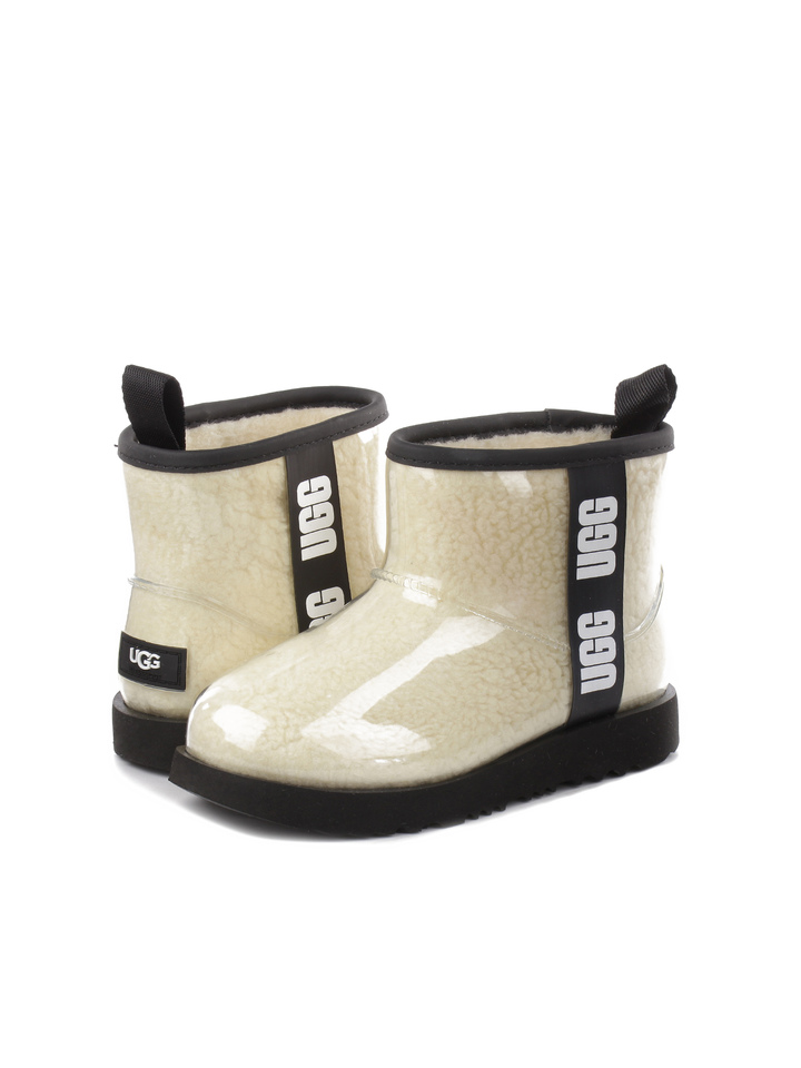 BUTY UGG CLASSIC CLEAR MINI NATUR/BLK