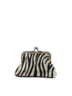 PORTFEL DAMSKI HEGO'S Milano PORTAMONETE GRANDE ZEBRA
