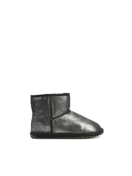 BUTY EMU_WALLABY MINI METALLIC BLACK