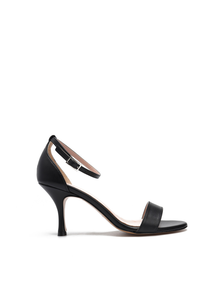 SANDAŁY HEGO'S Milano 431 NAPPA NERA
