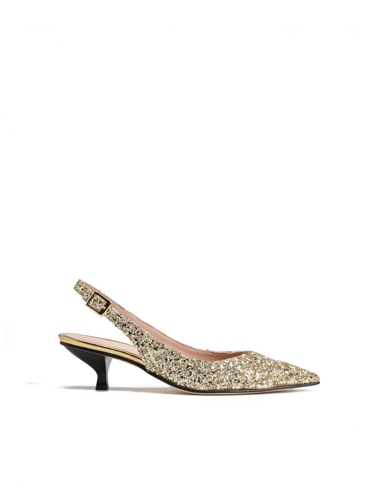 SZPILKI HEGO'S Milano 1913 GLITTER PLATINO