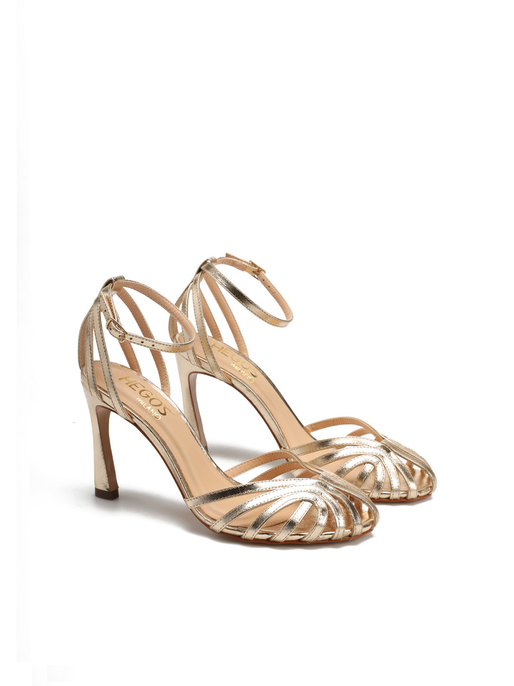 ZŁOTE SANDAŁY HEGO'S Milano