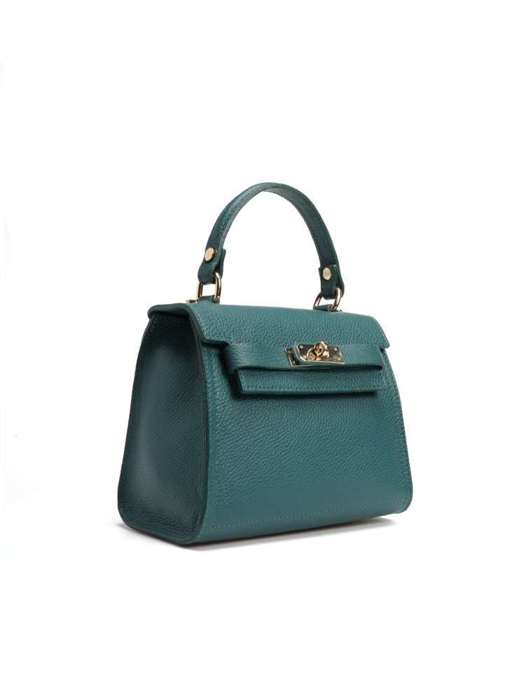 TOREBKA DAMSKA HEGO'S Milano 2167 MARTELLATO PETROLIO