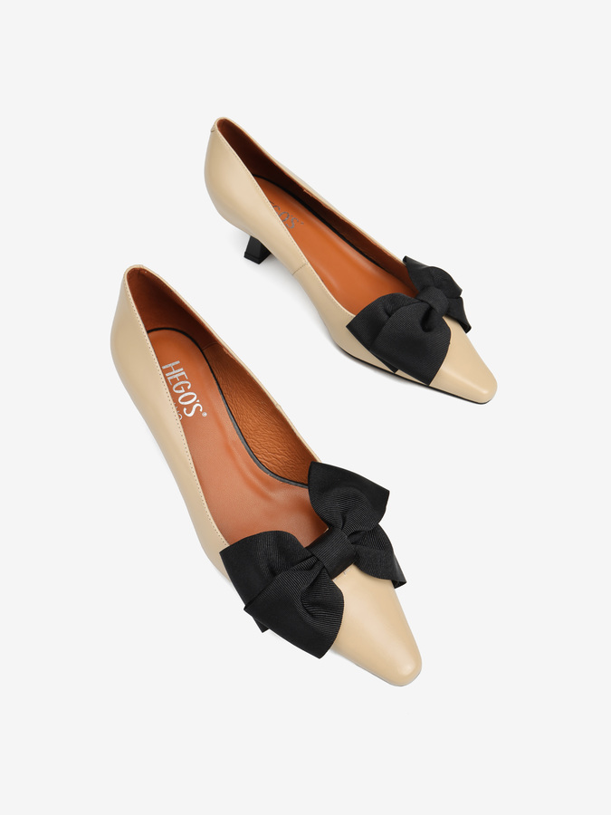 ELEGANCKIE SZPILKI HEGO'S Milano 24627-416C EGIDIO CHAMPAGNE