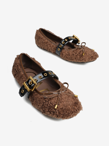 BRAZOWE BALERINY MARY JANE   LOAFER