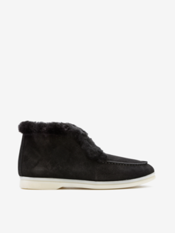 BOTKI HEGO'S MILANO 1022 SUEDE BLACK