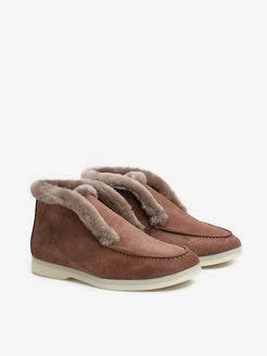 BOTKI HEGO'S Milano 1022 SUEDE BROWN