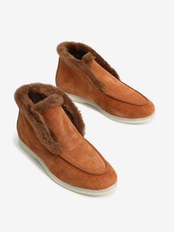 BOTKI HEGO'S MILANO 1022 SUEDE COGNAC