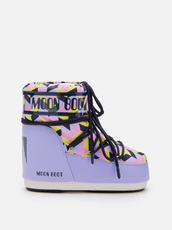 ŚNIEGOWCE MOON BOOT ICON LOW OPTICAL LILAC/CYBER LIME