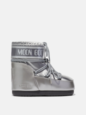 ŚNIEGOWCE MOON BOOT ICON LOW GLANCE SILVER