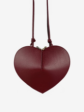 TOREBKA DAMSKA HEGO'S Milano CUORE SAFFIANO BURGUNDY