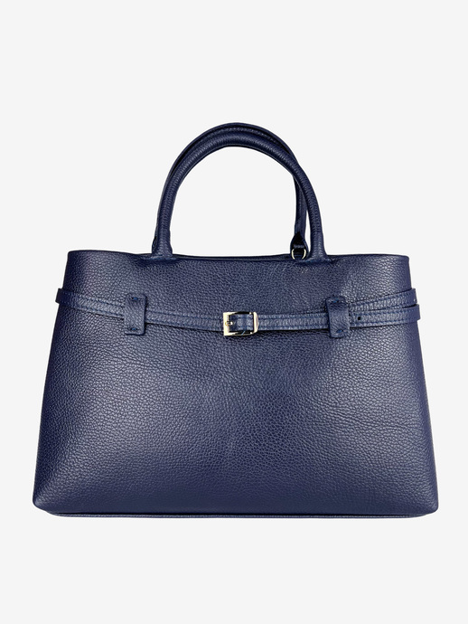 TOREBKA DAMSKA HEGO'S Milano 81107 MARTELLATO BLU NAVY