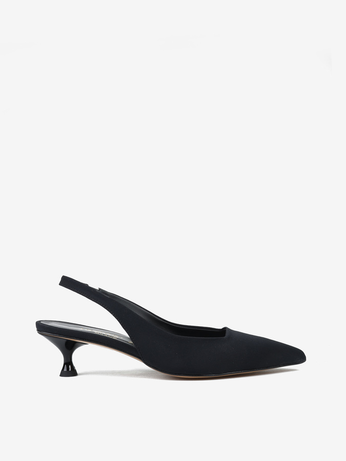 CZARNE SZPILKI HEGO'S Milano 894R002 LYCRA NERO