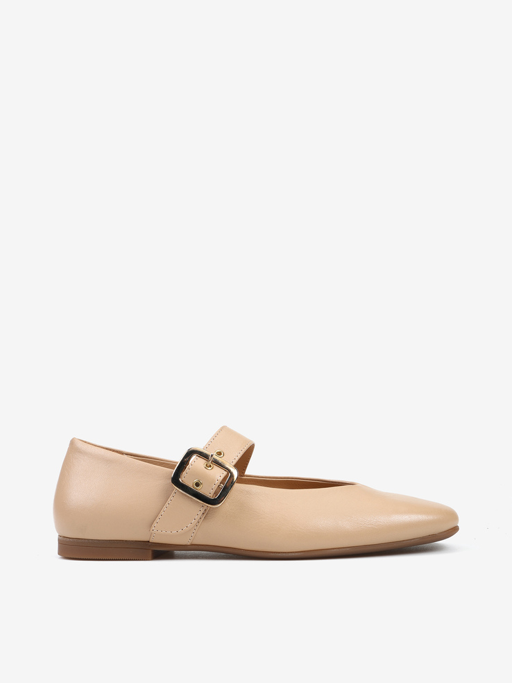 BALERINY HEGO'S Milano 223-4146 NAPPA SALTY CARAMEL