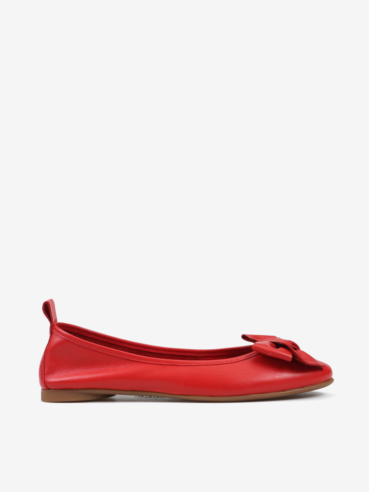 BALERINY HEGO'S Milano BT2011 NAPPA RED