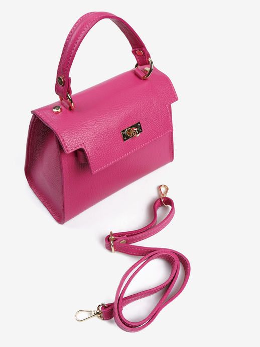 TOREBKA DAMSKA HEGO'S Milano 2167 MARTELLATO FUXIA