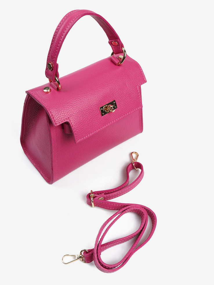 TOREBKA DAMSKA HEGO'S Milano 2167 MARTELLATO FUXIA