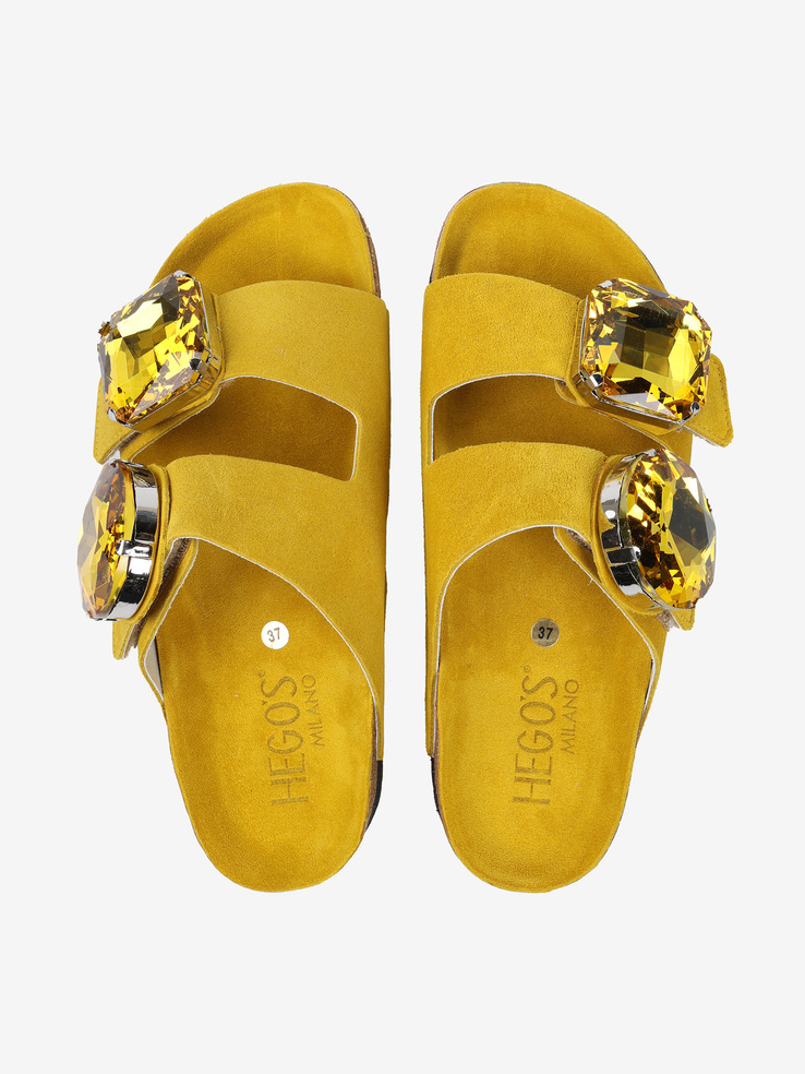 KLAPKI HEGO'S Milano FR-508 CROSTA OCRA