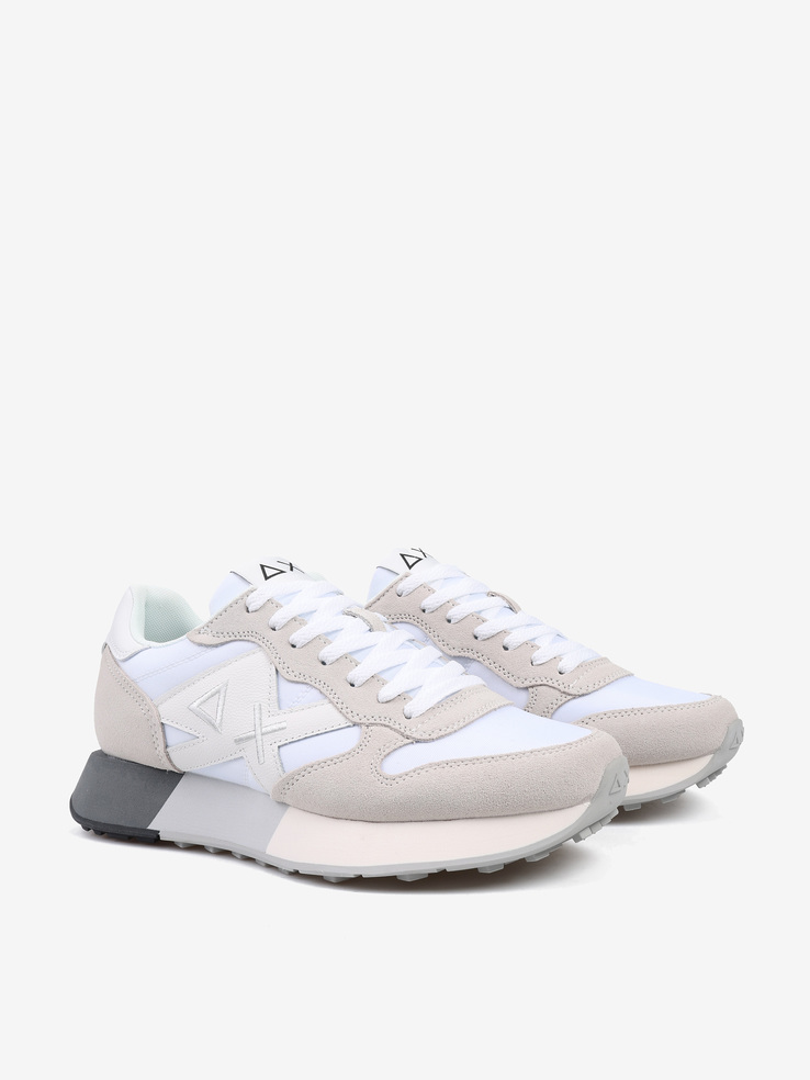 OBUWIE SUN68 Z35112 JAKI 2.0 BICOLOR BIANCO/BIANCO