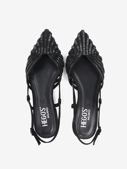 BALERINY HEGO'S Milano 244 KENDAL BLACK