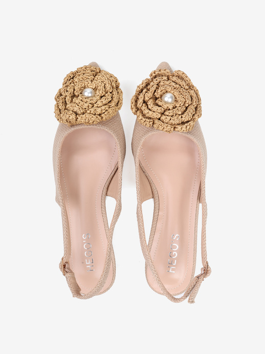 BALERINY HEGO'S Milano TL20-13 FAB KHAKI