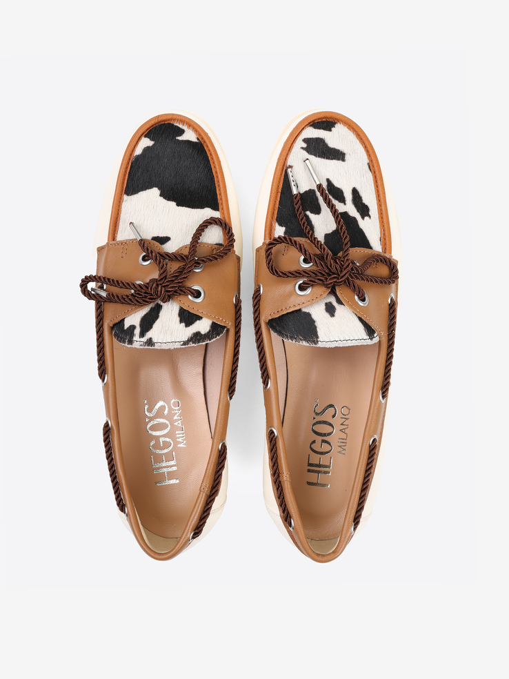 MOKASYNY HEGO'S Milano 1982 NAPPA PANNA/COW