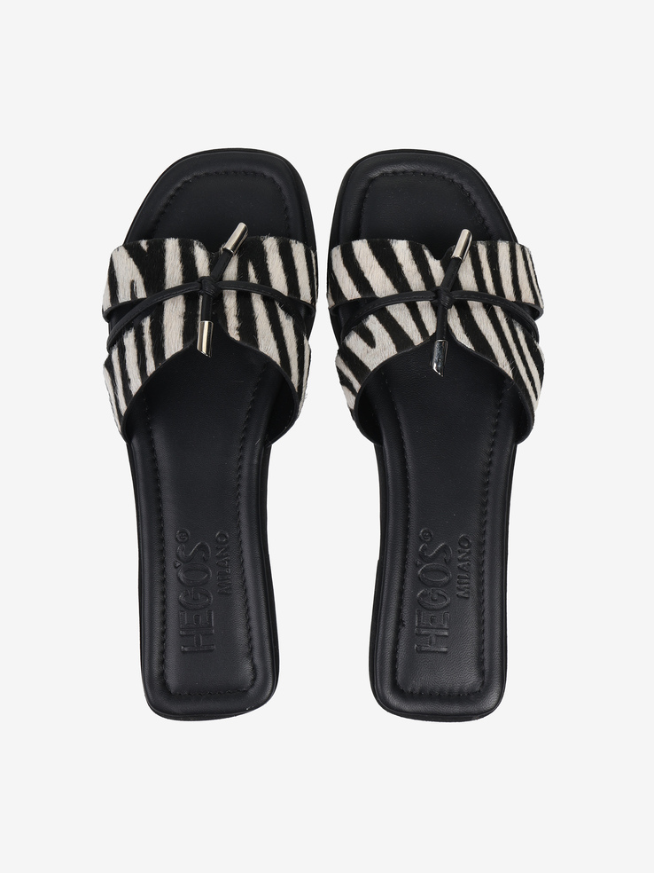 KLAPKI HEGO'S Milano T10 CR01L ZEBRATO NERO