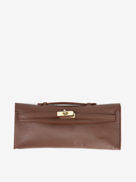 TOREBKA DAMSKA HEGO'S Milano 1371 MARTELLATO CHOCO