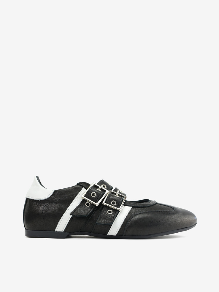 SNEAKERSY HEGO'S Milano NB08 LAVATO NERO