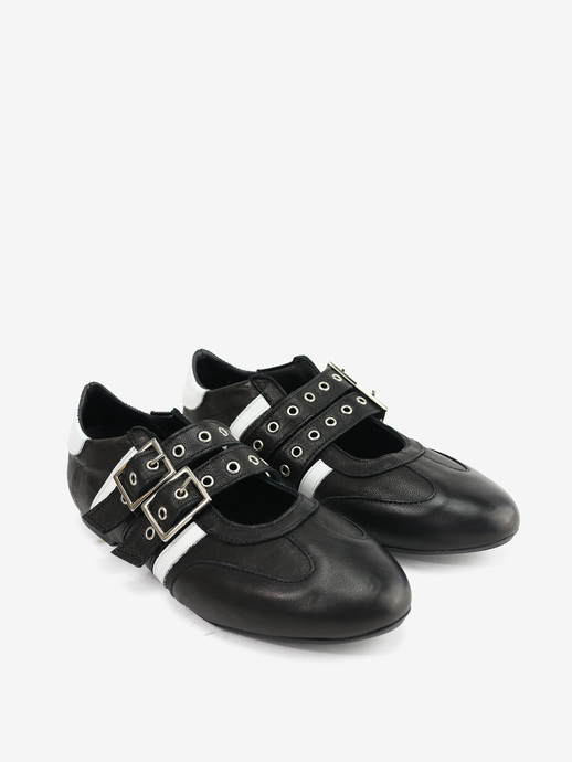 SNEAKERSY HEGO'S Milano NB08 LAVATO NERO