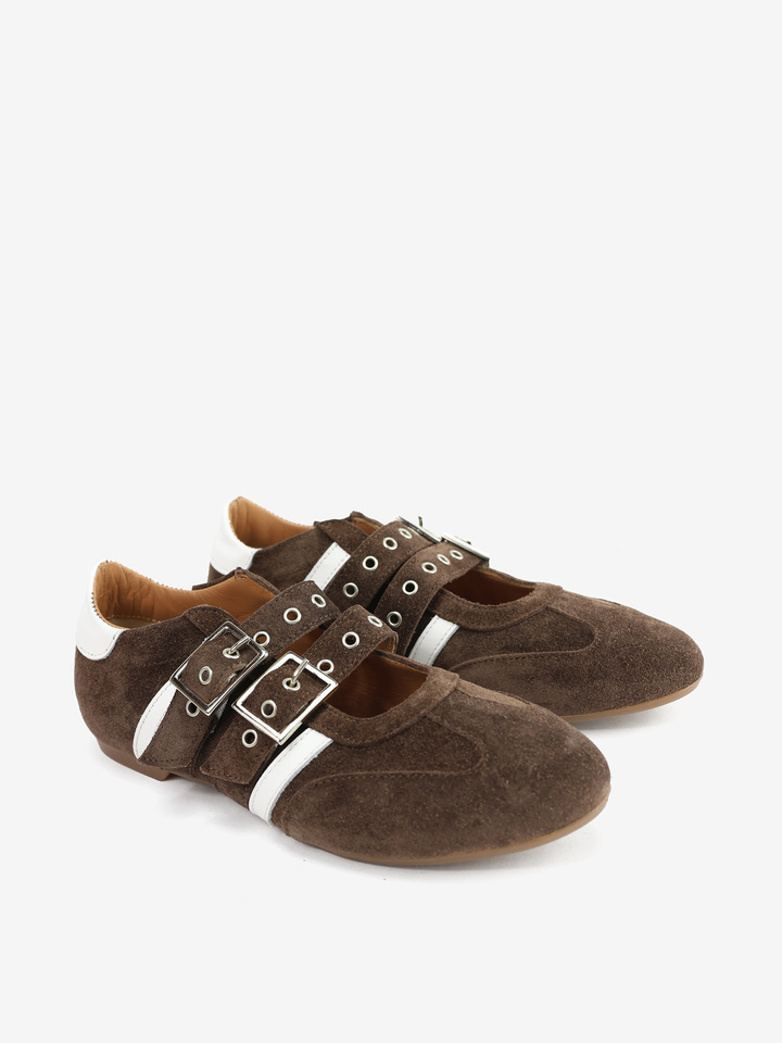 BRĄZOWE SNEAKERSY HEGO'S Milano