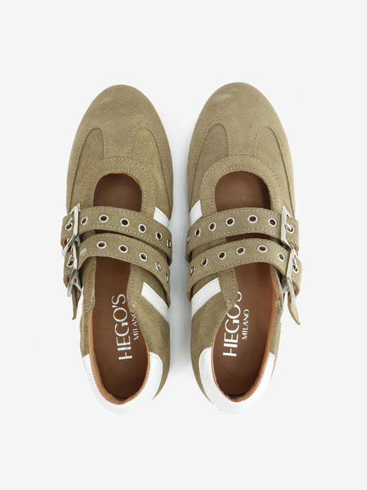 SNEAKERSY HEGO'S Milano NB08 CAMOSCIO BEIGE
