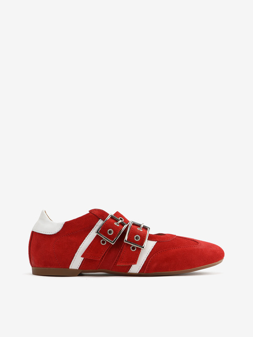 SNEAKERSY HEGO'S Milano NB08 CAMOSCIO ROSSO