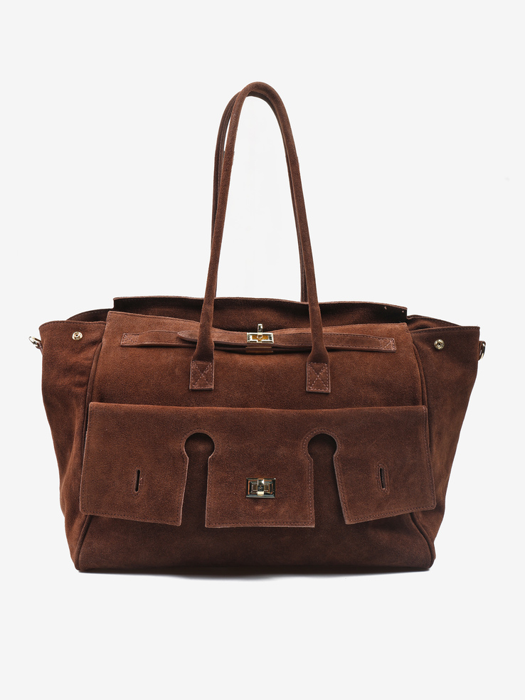 TOREBKA DAMSKA HEGO'S Milano 035C CROSTA CHOCO