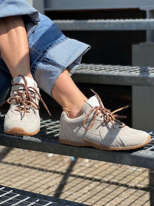 SNEAKERSY HEGO'S Milano G88 CAMOSCIO LATTE