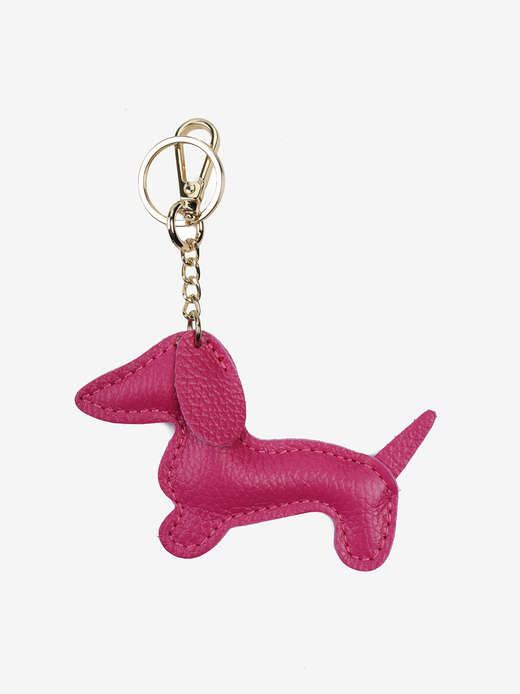 BRELOK HEGO'S Milano CANE MARTELLATO FUXIA