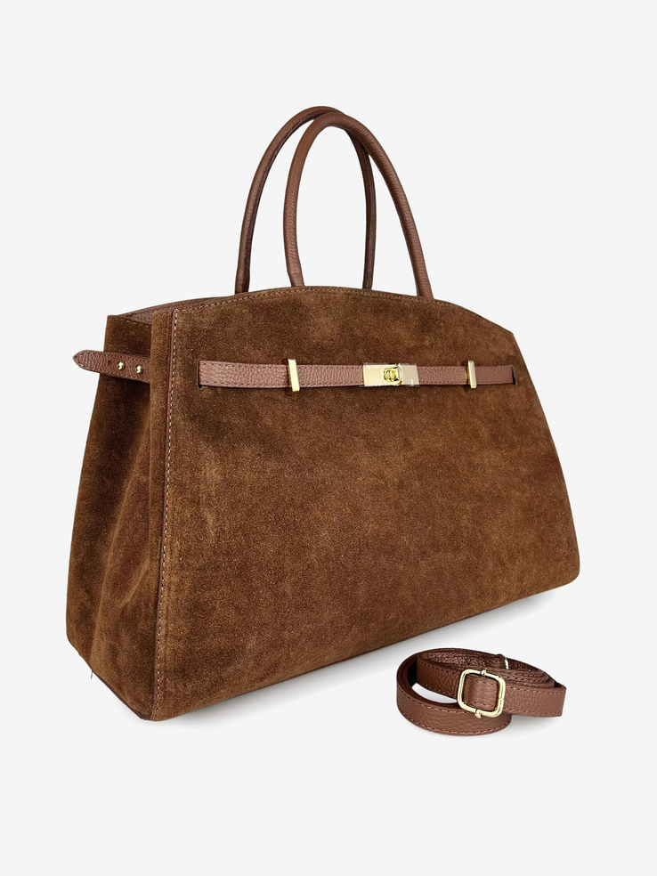 TOREBKA DAMSKA HEGO'S Milano 21126 CROSTA CHOCO