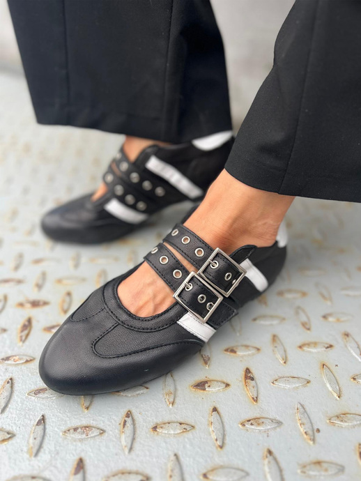 SNEAKERSY HEGO'S Milano NB08 LAVATO NERO