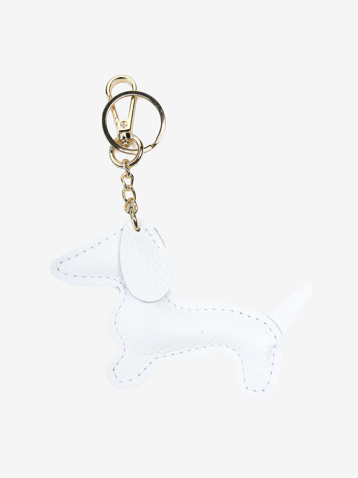 BRELOK HEGO'S Milano CANE MARTELLATO BIANCO