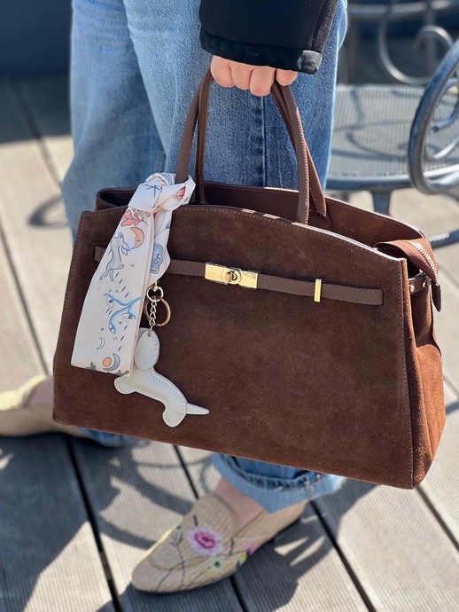 TOREBKA DAMSKA HEGO'S Milano 21126 CROSTA CHOCO