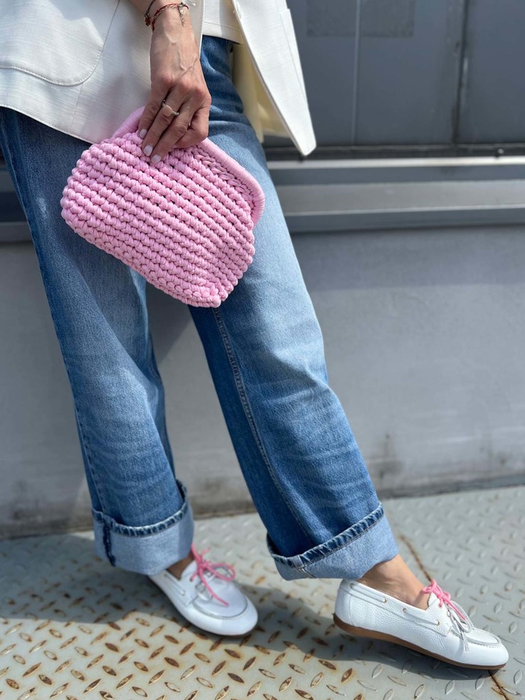 TOREBKA DAMSKA HEGO'S Milano 3333 TESSUTO PINK