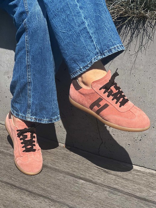 SNEAKERSY HEGO'S Milano R01 H OLD ROSE/COFFE