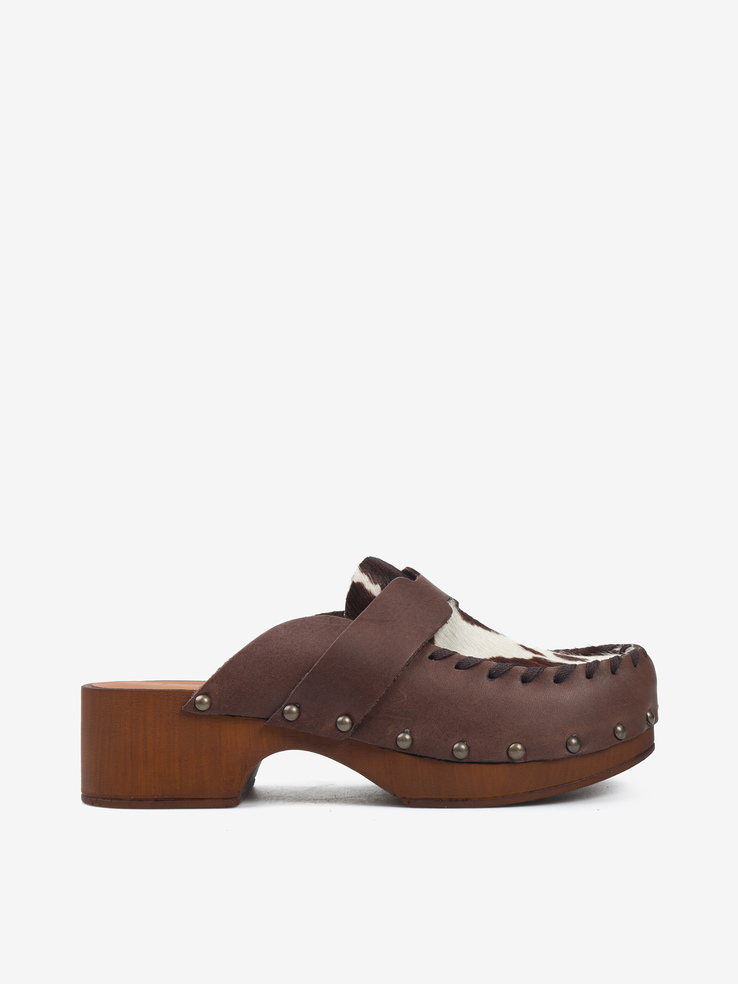 KLAPKI HEGO'S Milano 946 BOSTON BROWN
