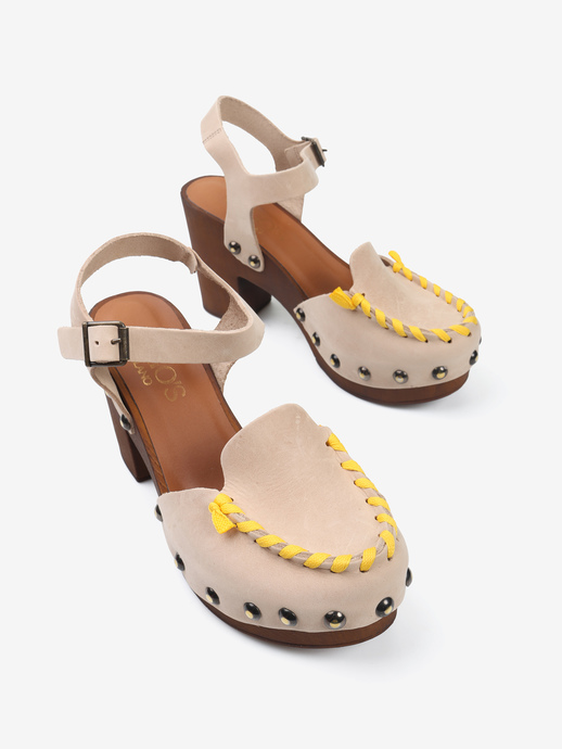 KLAPKI HEGO'S Milano 952 CRAZY BEIGE