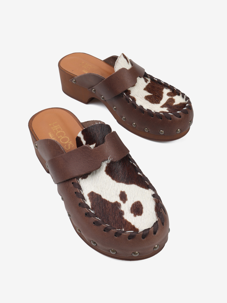 KLAPKI HEGO'S Milano 946 BOSTON BROWN