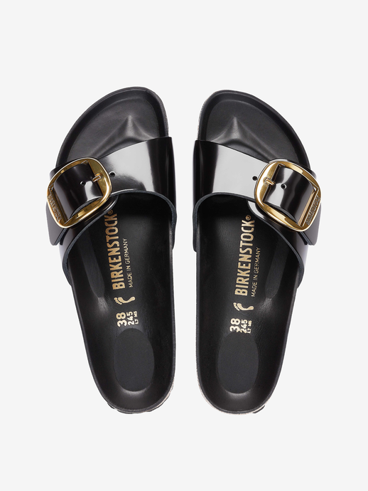 KLAPKI BIRKENSTOCK MADRID BB SHINE BLACK