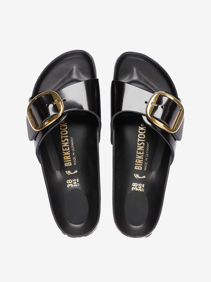 KLAPKI BIRKENSTOCK MADRID BB SHINE BLACK