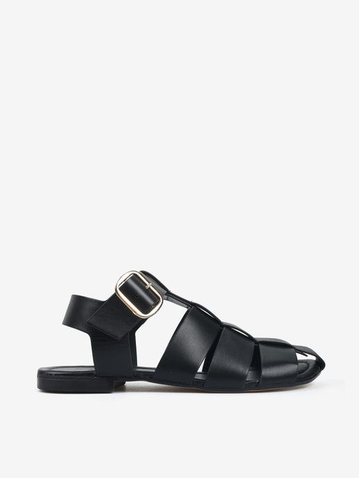 SANDAŁY HEGO'S Milano T1025 VITELLO NERO