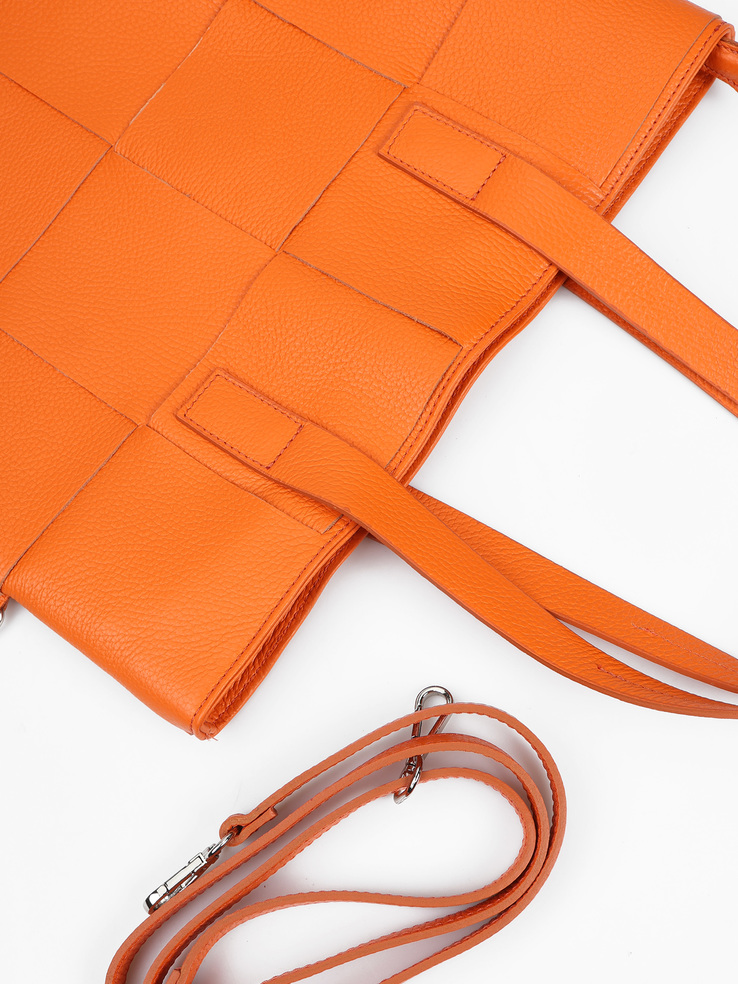 TOREBKA DAMSKA HEGO'S Milano 0010 MARTELLATO ARANCIO