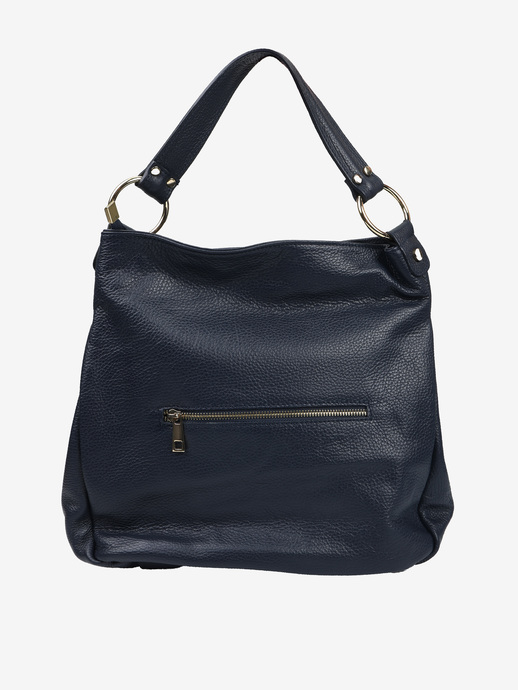 TOREBKA DAMSKA HEGO'S Milano 12125 MARTELLATO BLU NAVY